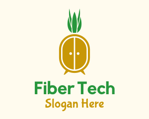 Fiber - Pineapple Fruit Cupboard Doors logo design