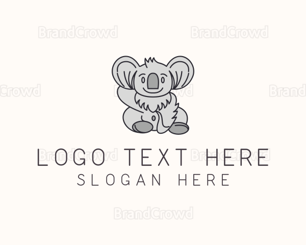 Toy Koala Zoo Logo