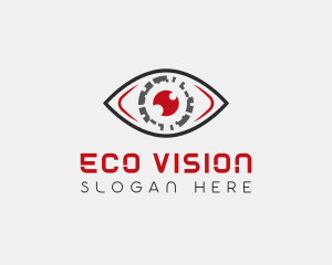 Cyber Eye Vision logo design