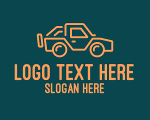 Road Trip - Modern Style Jeep SUV logo design