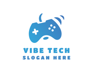 Vibrate - Vibrating Game Controller logo design