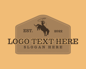 Barn - Western Rodeo Cowboy logo design