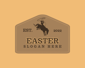 Barn - Western Rodeo Cowboy logo design