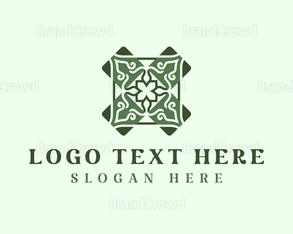 Floor Tile Pattern Logo