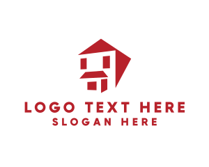 Eco - House Lawn Builder logo design