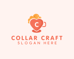 Heart Beer Mug logo design