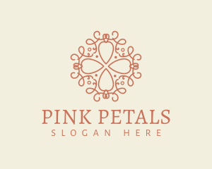 Petal Swirl Mandala logo design