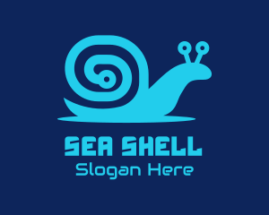 Mollusk - Snail Tech Circuit logo design