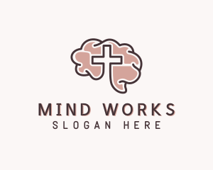 Brain Mental Health Psychiatry logo design