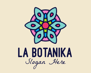 Bohemian - Floral Tile Decor logo design