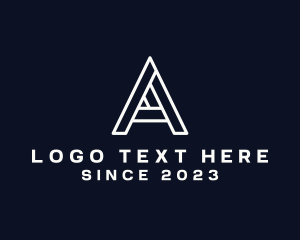 Grey - Minimalist Professional Letter A Business logo design