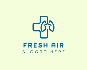 Respiratory Hospital Lung Care logo design