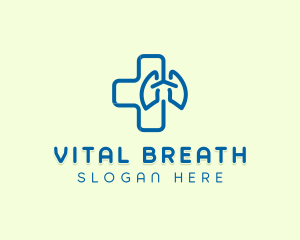 Respiratory Hospital Lung Care logo design