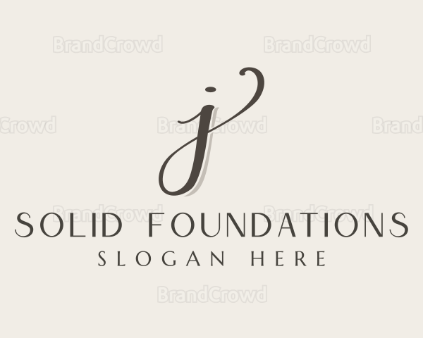 Elegant Fashion Calligraphy Logo