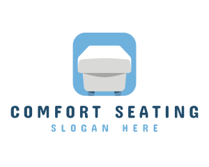 Ottoman Chair Furniture logo design