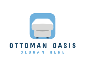 Ottoman Chair Furniture logo design