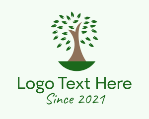 Gardening - Natural Organic Tree logo design