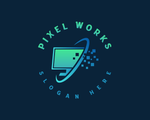 Pixel - Computer Technology Pixels logo design