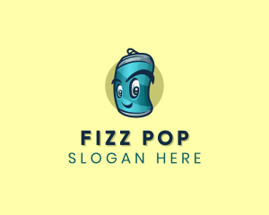 Soda - Cartoon Soda Can logo design