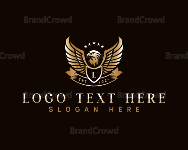 Luxury Eagle Crest Logo