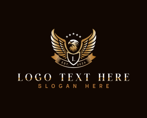 Modern - Luxury Eagle Crest logo design