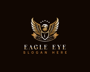 Luxury Eagle Crest logo design