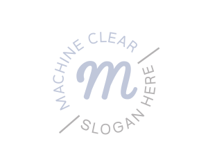 Clean - Elegant Round Cursive logo design