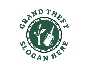 Shovel Tree Planting Logo