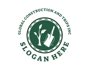 Shovel Tree Planting Logo