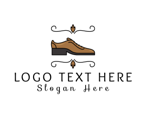 Footwear - Smart Mens Leather Shoe logo design