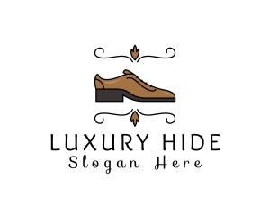Leather - Smart Mens Leather Shoe logo design