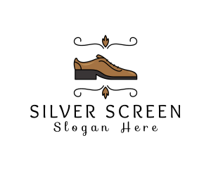 Men - Smart Mens Leather Shoe logo design