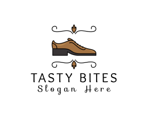 Smart Mens Leather Shoe logo design