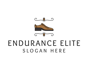 Smart Mens Leather Shoe logo design