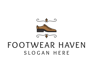 Shoes - Smart Mens Leather Shoe logo design