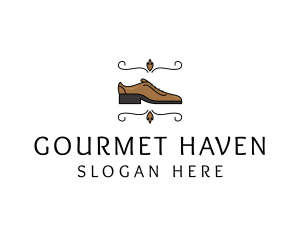 Smart Mens Leather Shoe logo design