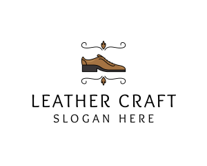 Leather - Smart Mens Leather Shoe logo design