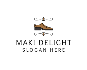 Smart Mens Leather Shoe logo design