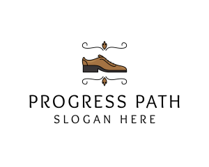 Smart Mens Leather Shoe logo design