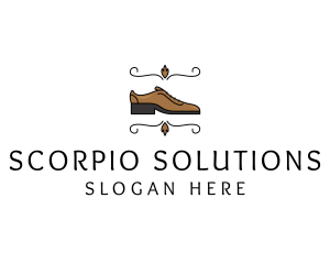 Smart Mens Leather Shoe logo design