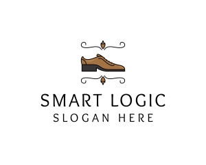 Smart Mens Leather Shoe logo design