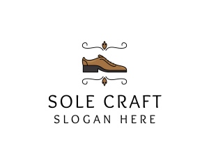 Shoemaker - Smart Mens Leather Shoe logo design