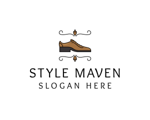 Smart Mens Leather Shoe logo design