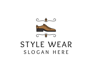 Smart Mens Leather Shoe logo design