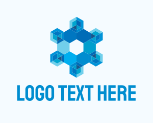 Hexagon - Geometric Hexagon Snowflake logo design