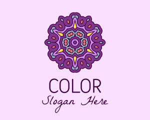 Purple Floral Decor  Logo