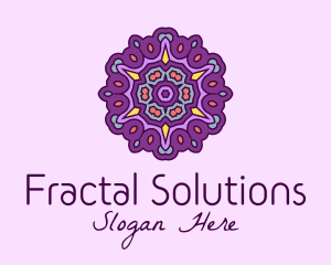 Purple Floral Decor  logo design