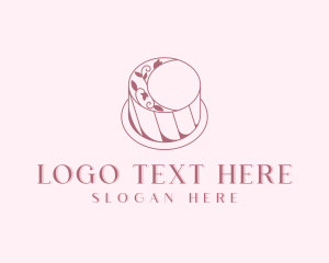 Wedding Cake Dessert Logo