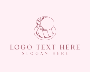 Wedding - Wedding Cake Dessert logo design