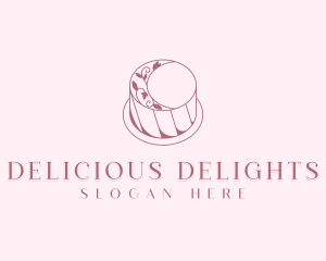 Wedding Cake Dessert logo design